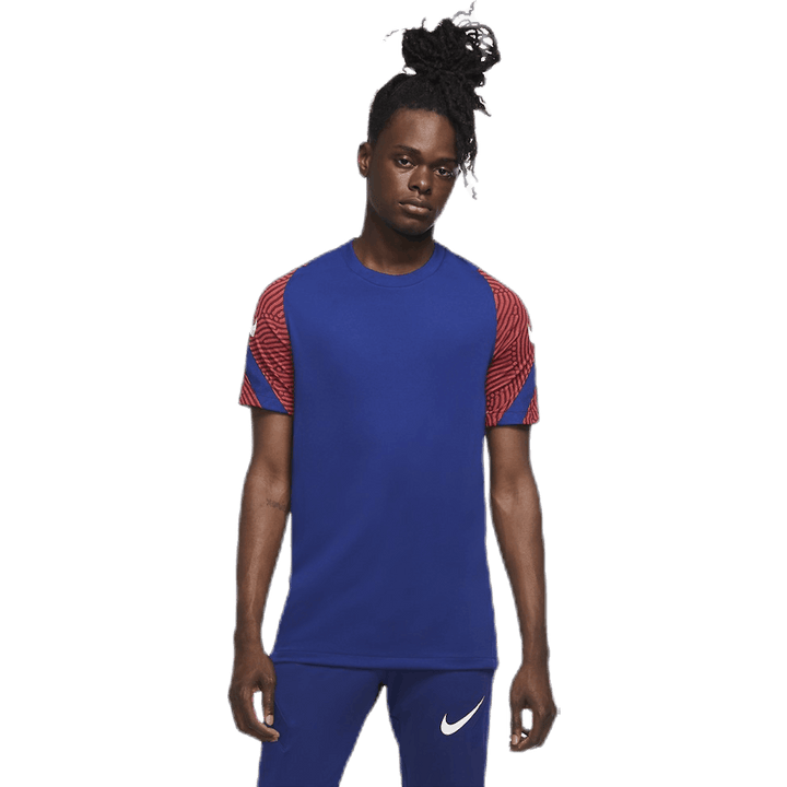 Dri-FIT Strike SS blå/hvid