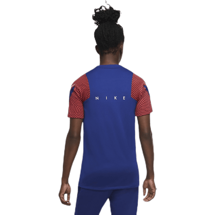 Dri-FIT Strike SS blå/hvid
