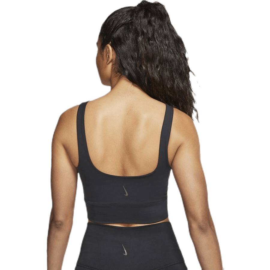 Nike Yoga Luxe Crop Top Svart/Grå