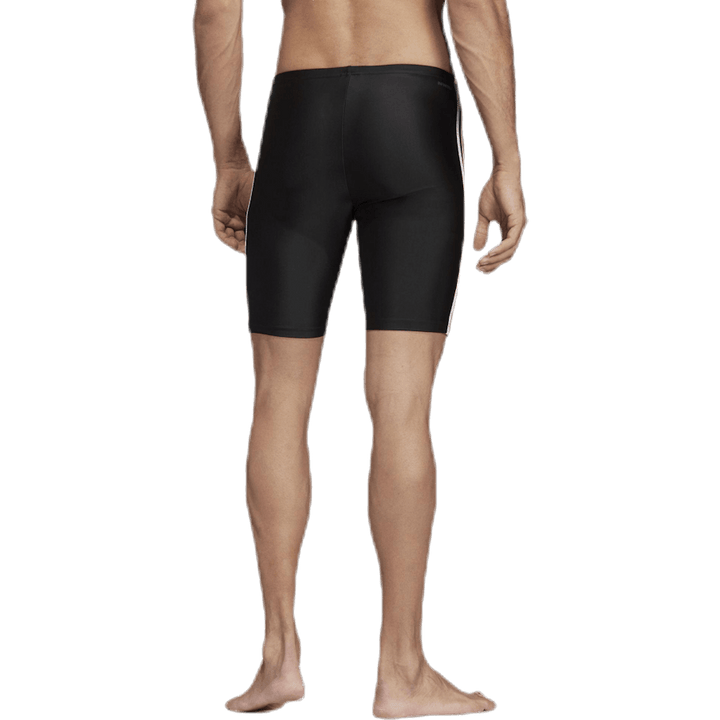 Fitness 3 Strepen Zwem Jammer Zwart / Wit