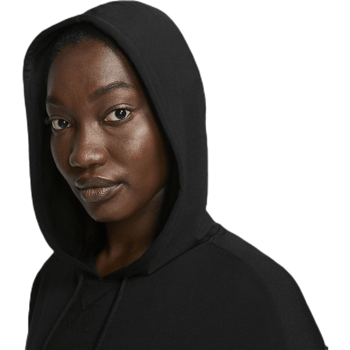 Mikina s kapucí Yoga Jersey Crop Black