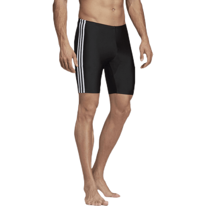 Fitness 3 Strepen Zwem Jammer Zwart / Wit