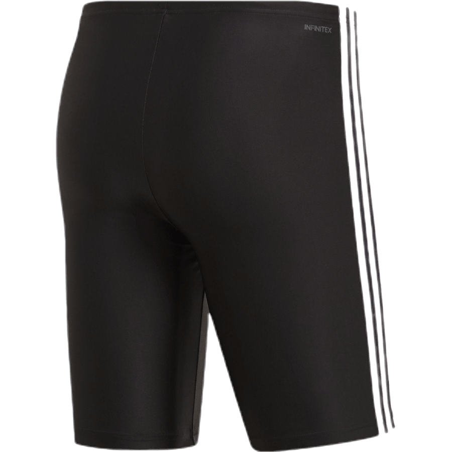Fitness 3 Strepen Zwem Jammer Zwart / Wit