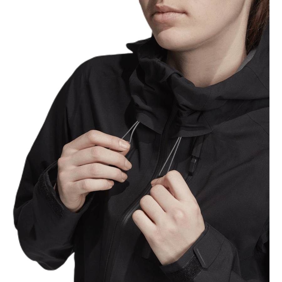 Parley Drielaags Jas Zwart