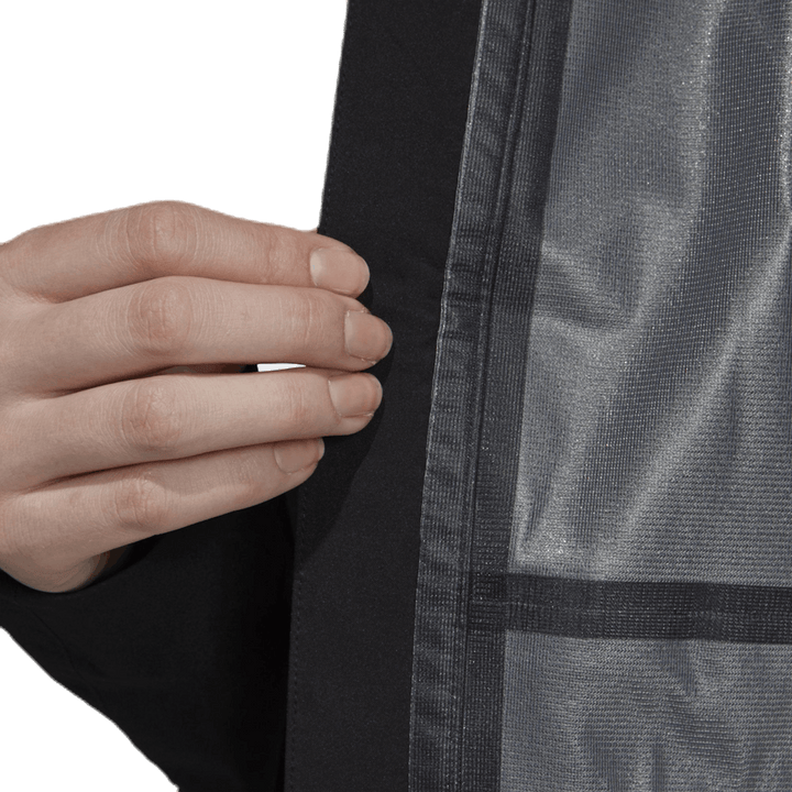 Parley Drielaags Jas Zwart