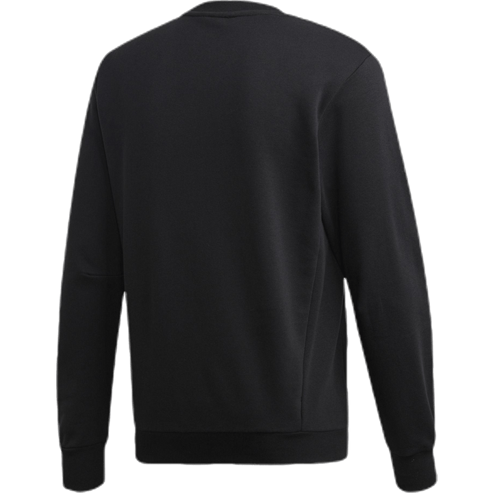 Must Have Fitted Crew Wit/Zwart