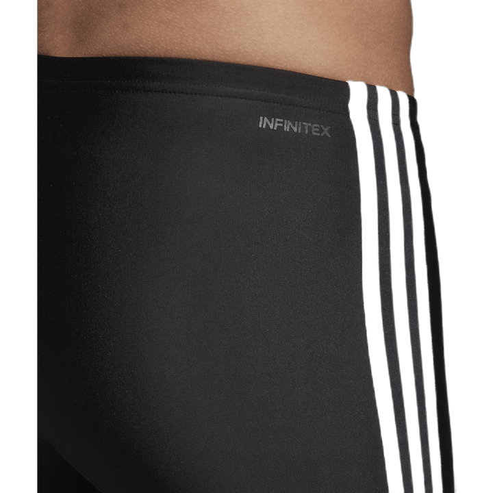 Fitness 3 Strepen Zwem Jammer Zwart / Wit