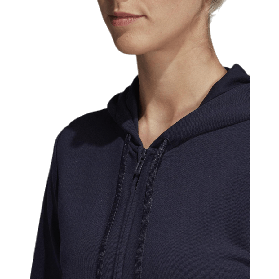 Sweat à capuche entièrement zippé Essentials Linear Legend Ink / Blanc