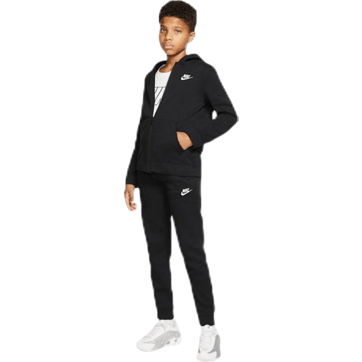 Sportswear Big Kids' (Boys') Tracksuit BLACK/BLACK/BLACK/WHITE