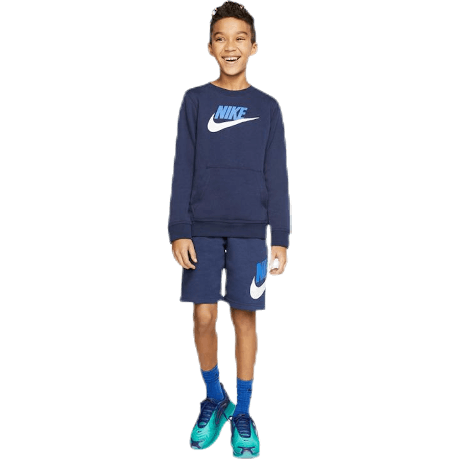 Club Fleece Shorts Junior Blå/Vit