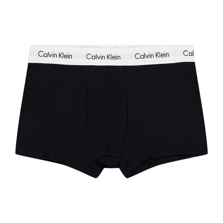 Cotone elasticizzato 3P a vita bassa Nero