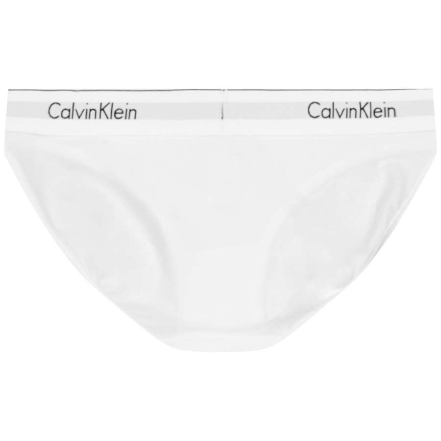 Bikini moderne en coton blanc