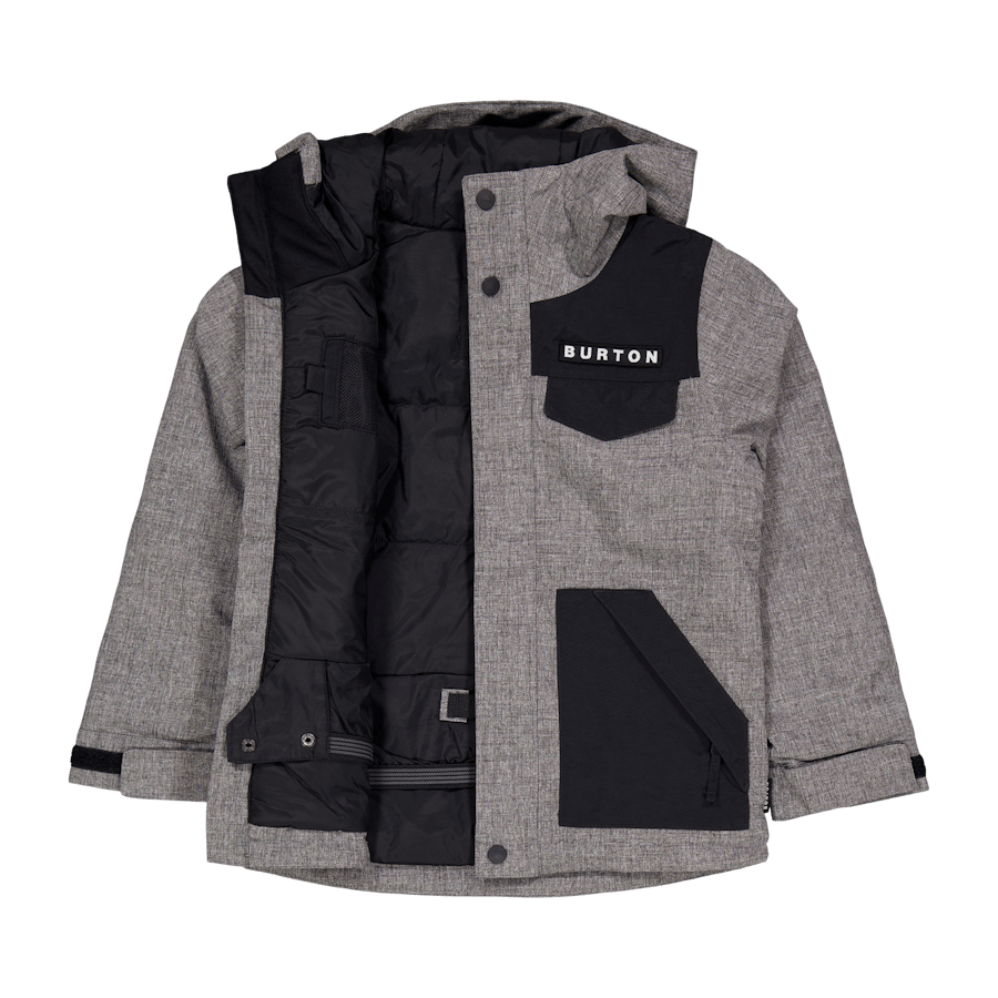 Chaqueta Dugout Niño Negro/Gris