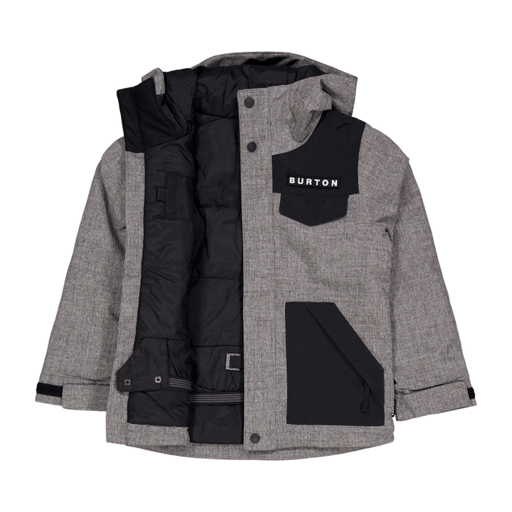 Chaqueta Dugout Niño Negro/Gris