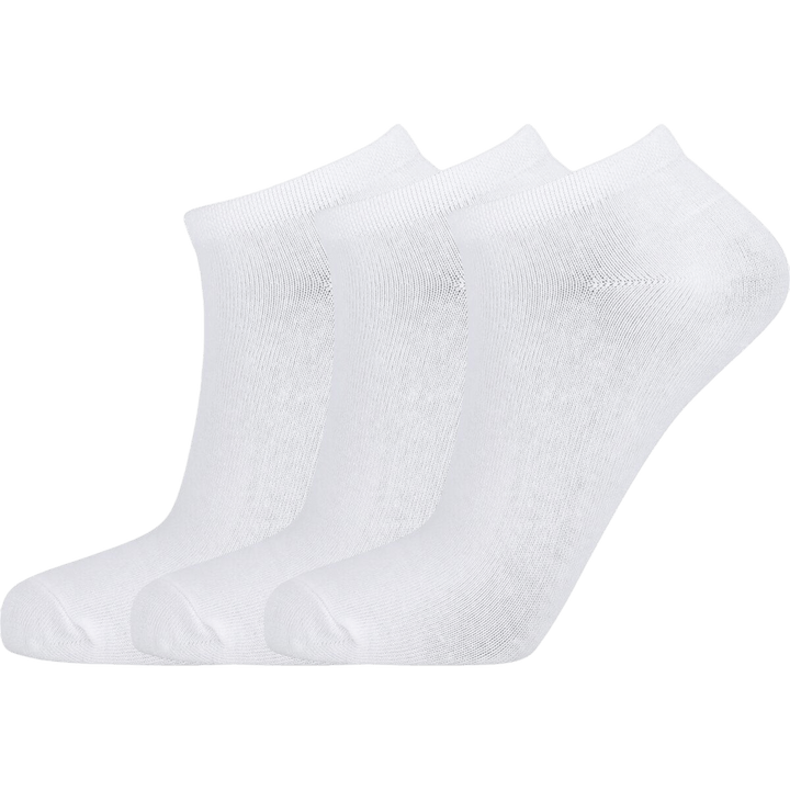 Mallorca 3-komplektilised sokid Low Cut Valge