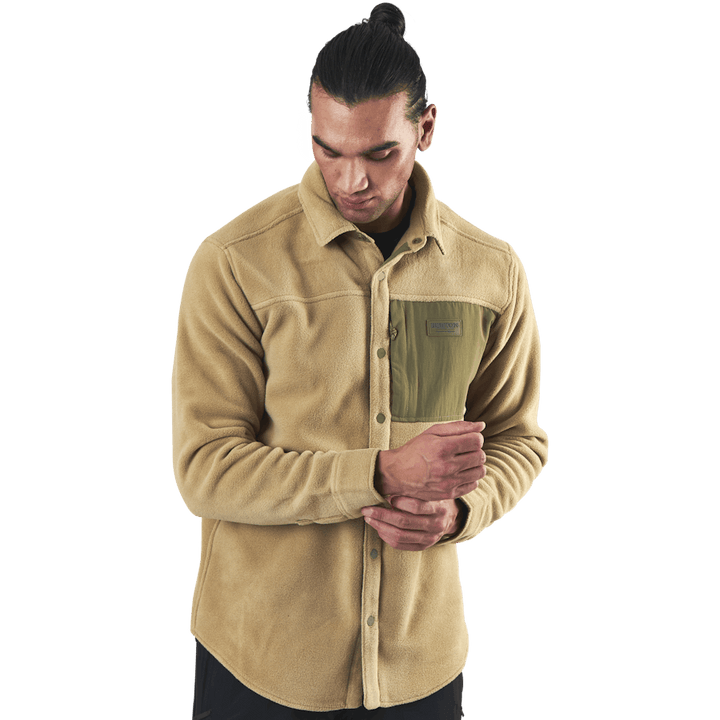 Camicia in pile Heart Beige