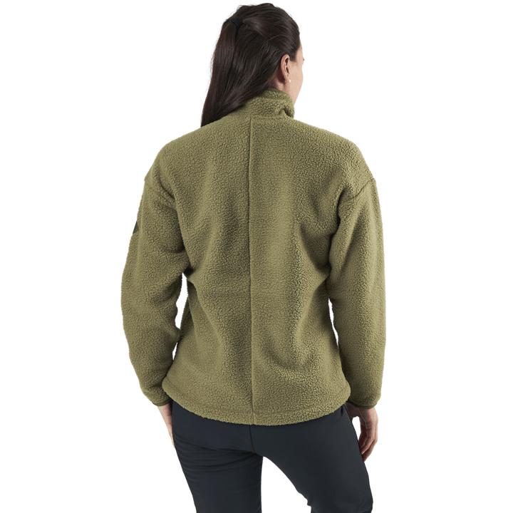 Snowshelter Teddy Half Zip Green
