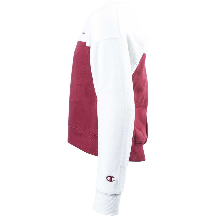 Bluza Crewneck Jr różowy/biały