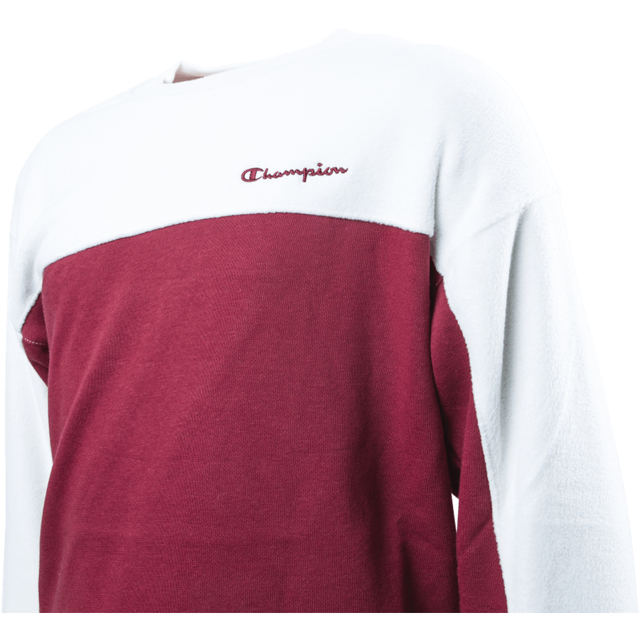 Bluza Crewneck Jr różowy/biały