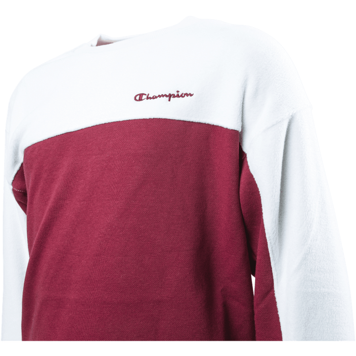 Bluza Crewneck Jr różowy/biały