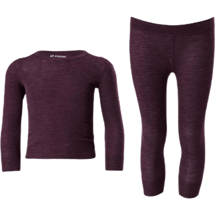 "Wendell" vilnoniai slidinėjimo apatiniai drabužiai Purple