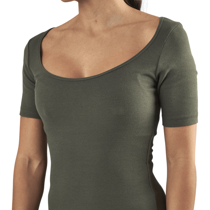 T-särk Ribbed Green