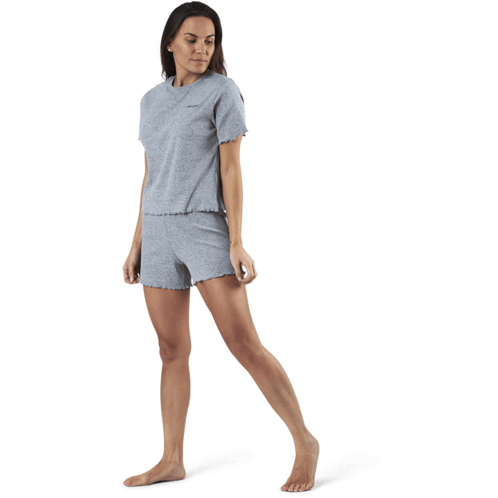 Sara Rippe Pyjama Set Grau