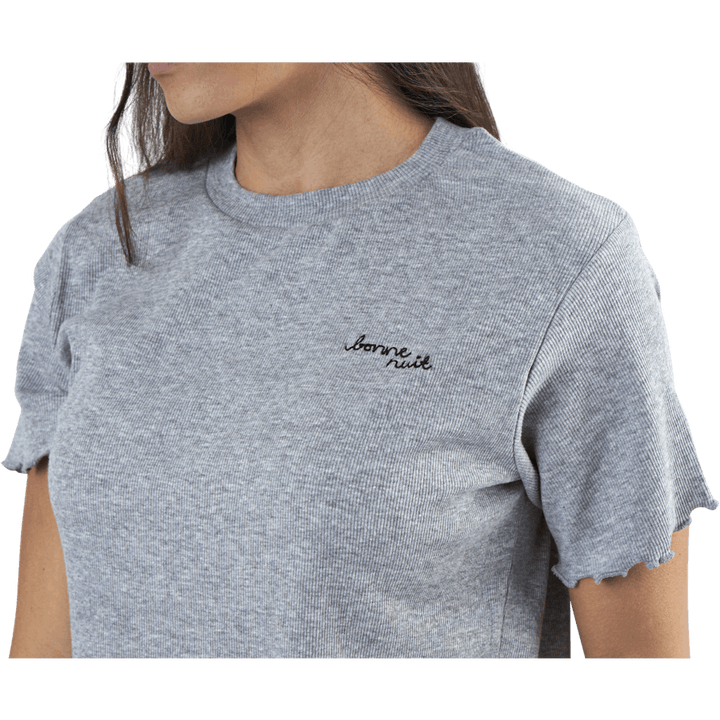 Sara Rippe Pyjama Set Grau