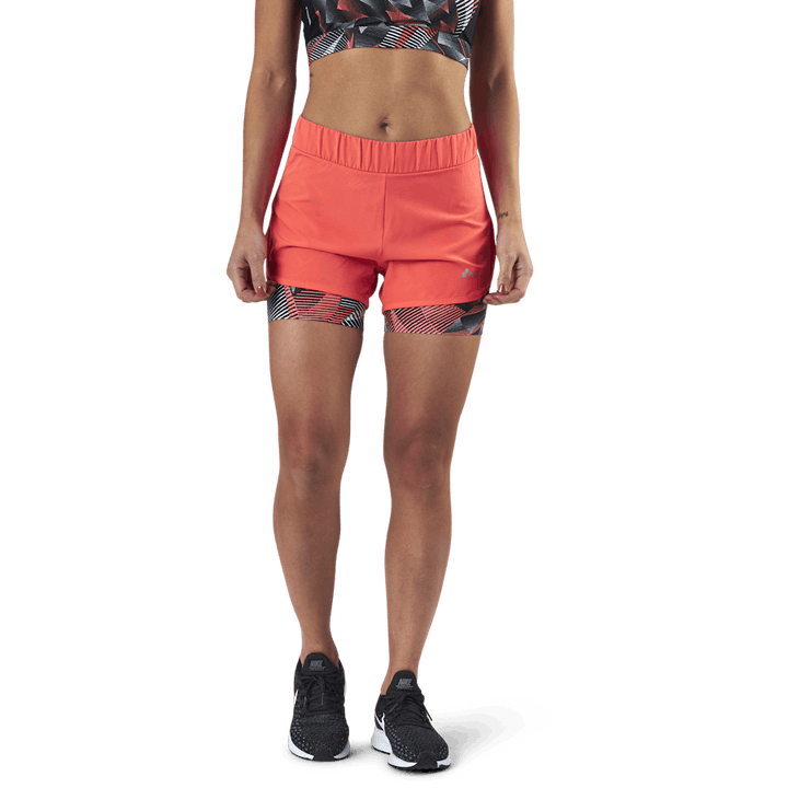 Judie Aop Lose Trainingsshorts Rot