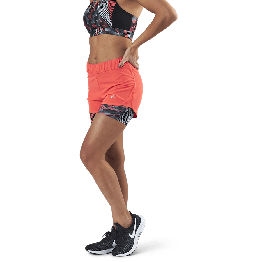 Judie Aop Lose Trainingsshorts Rot