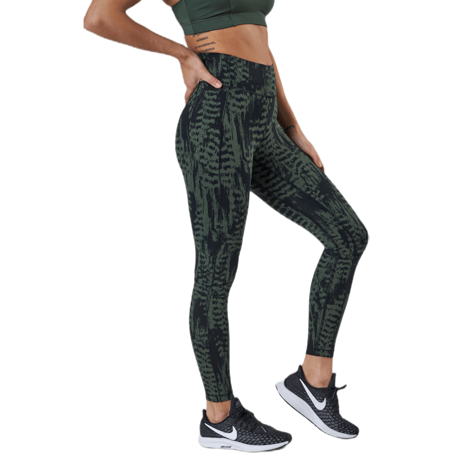 Iconic Bedruckte 7/8 Strumpfhose Grün