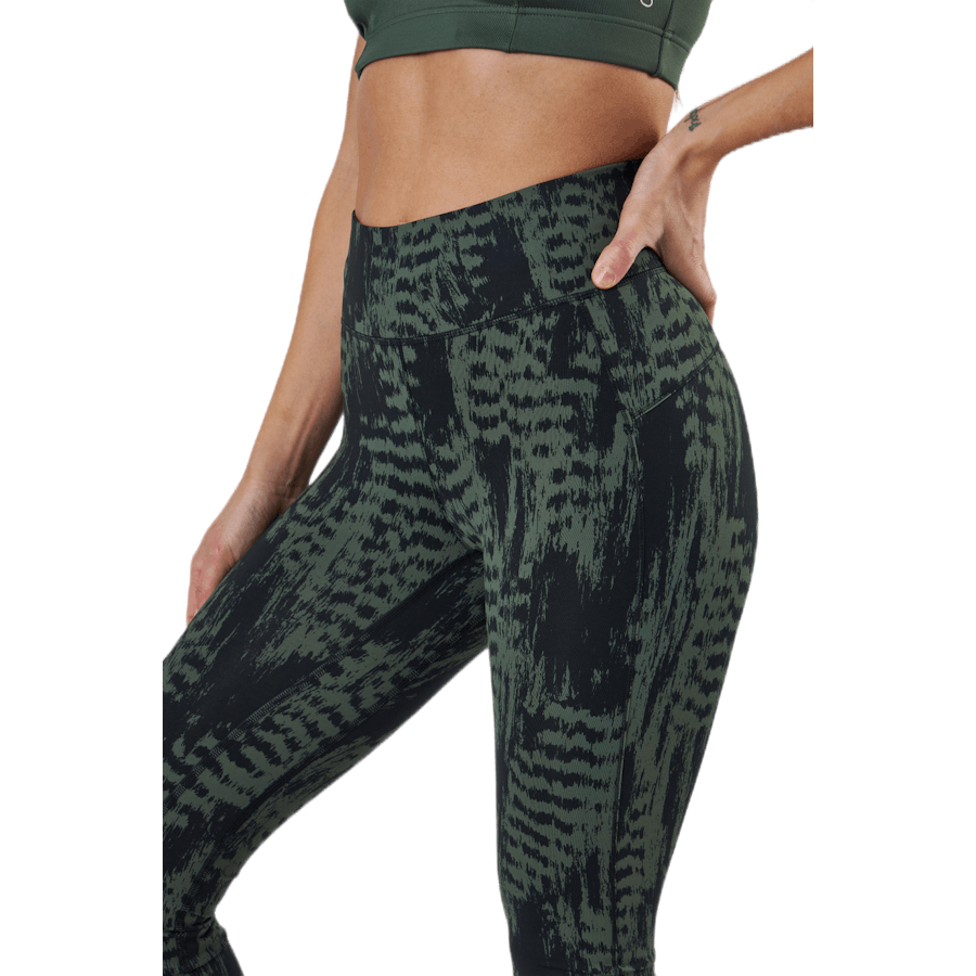 Iconic Bedruckte 7/8 Strumpfhose Grün