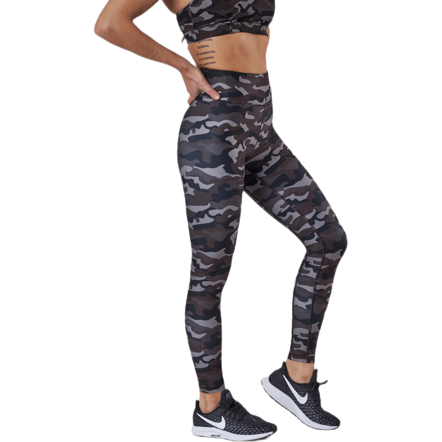 Painetut urheilusukkahousut Harmaa