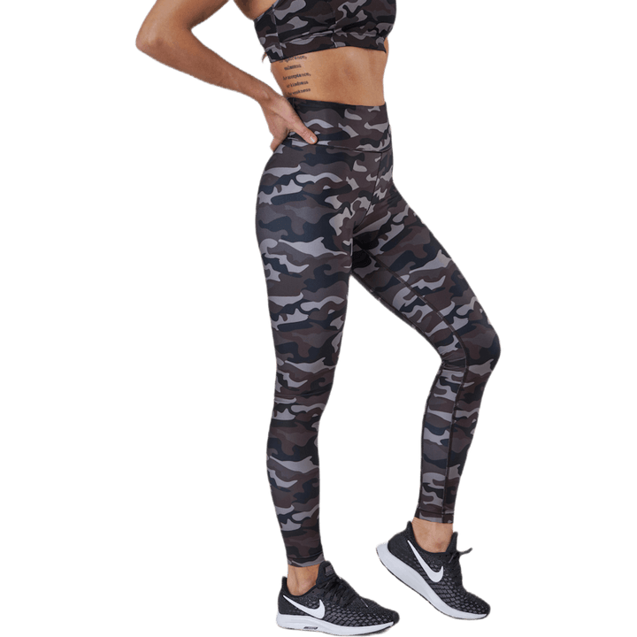 Painetut urheilusukkahousut Harmaa