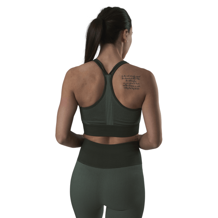 Nahtloses Sport-Top Grün