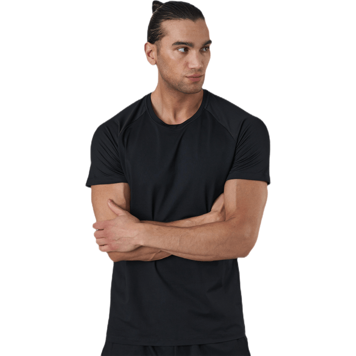 Strukturované tričko Black