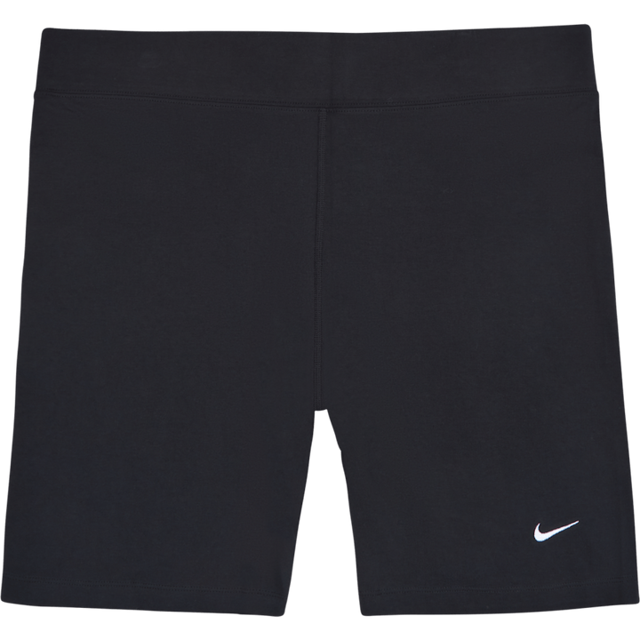 Sportswear Essential Women's Mid-Rise Bike Shorts (Plus Size) BLACK/WHITE