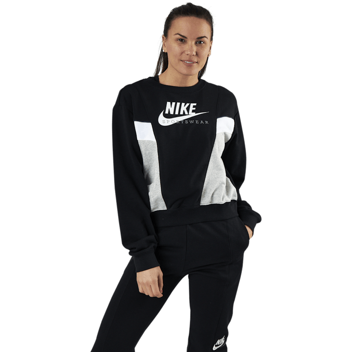 Sweat à capuche Nsw Heritage Crew Flc Noir