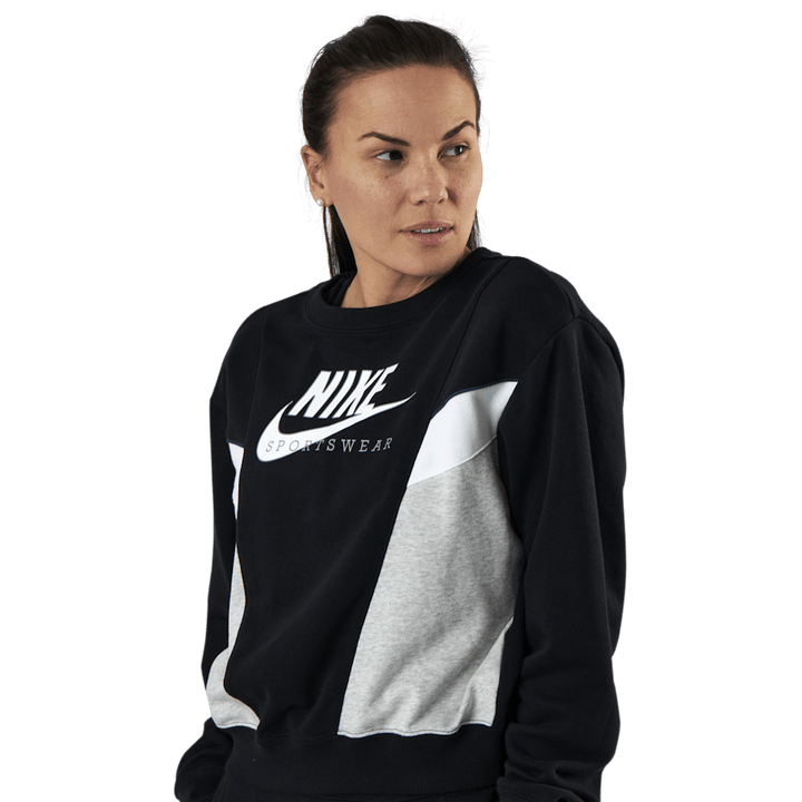 Sweat à capuche Nsw Heritage Crew Flc Noir