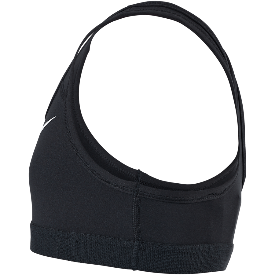 Swoosh Big Kids' (tüdrukute) spordirinnahoidja BLACK/WHITE