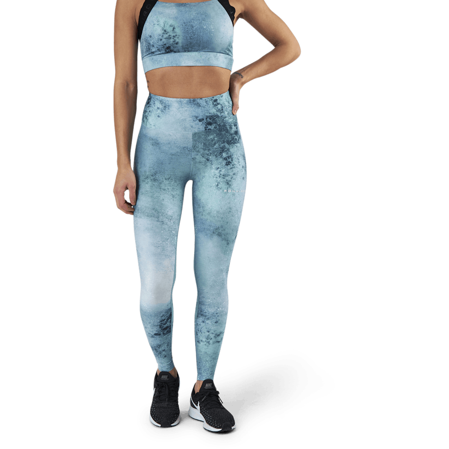 Flattering Keira Printed Tights Green