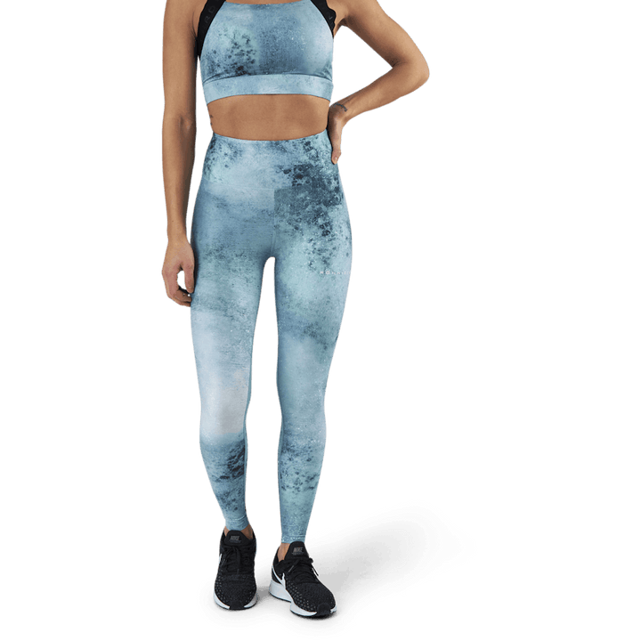 Flattering Keira Printed Tights Green