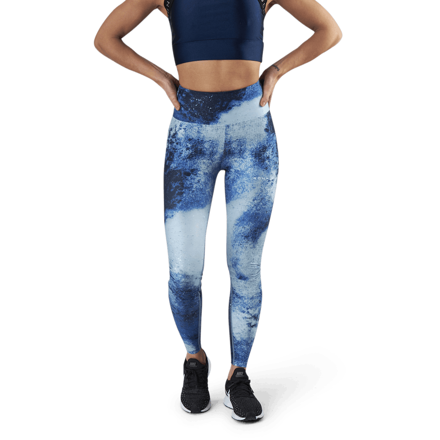 Flattering Keira Printed Tights Blue