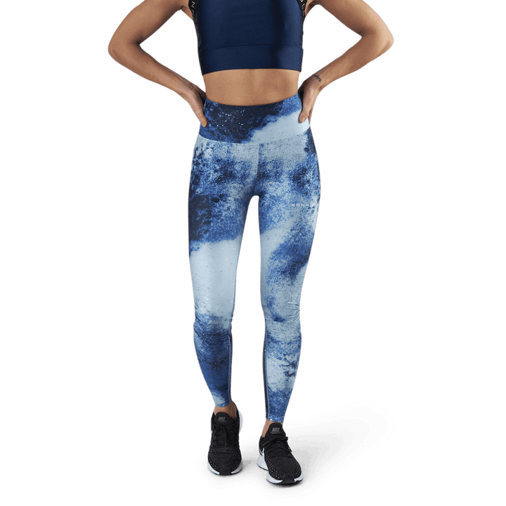 Flattering Keira Printed Tights Blue