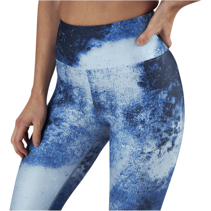 Flattering Keira Printed Tights Blue