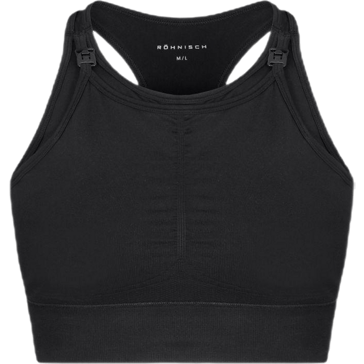 Maternity Soft Sportsbra Black