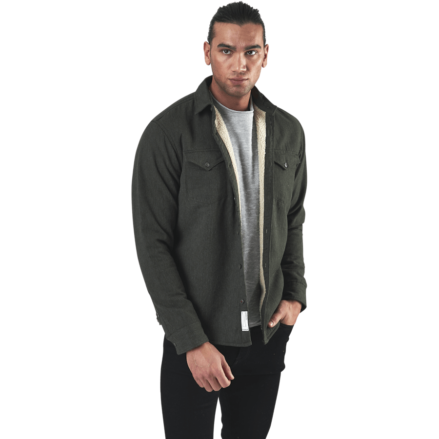Hunter Check Overshirt L/S Black