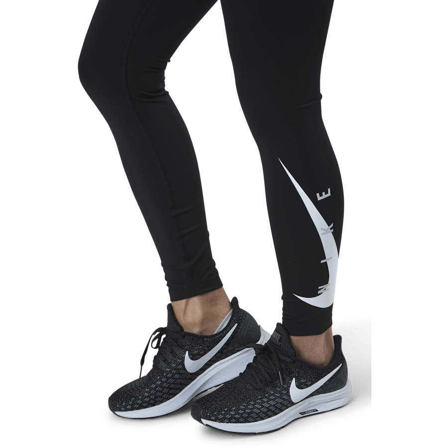 Swoosh Run Tight 7/8 Black/Silver
