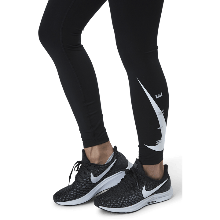 Swoosh Run Tight 7/8 Black/Silver