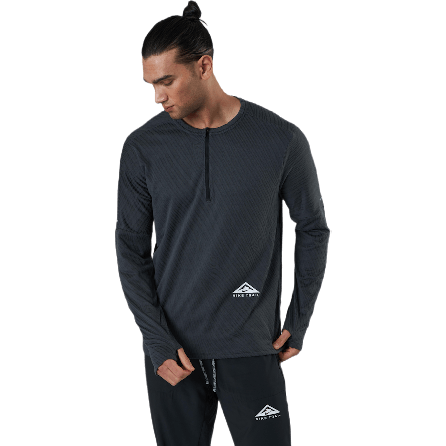 dri-fit element 1/2-zip trail black/grey –